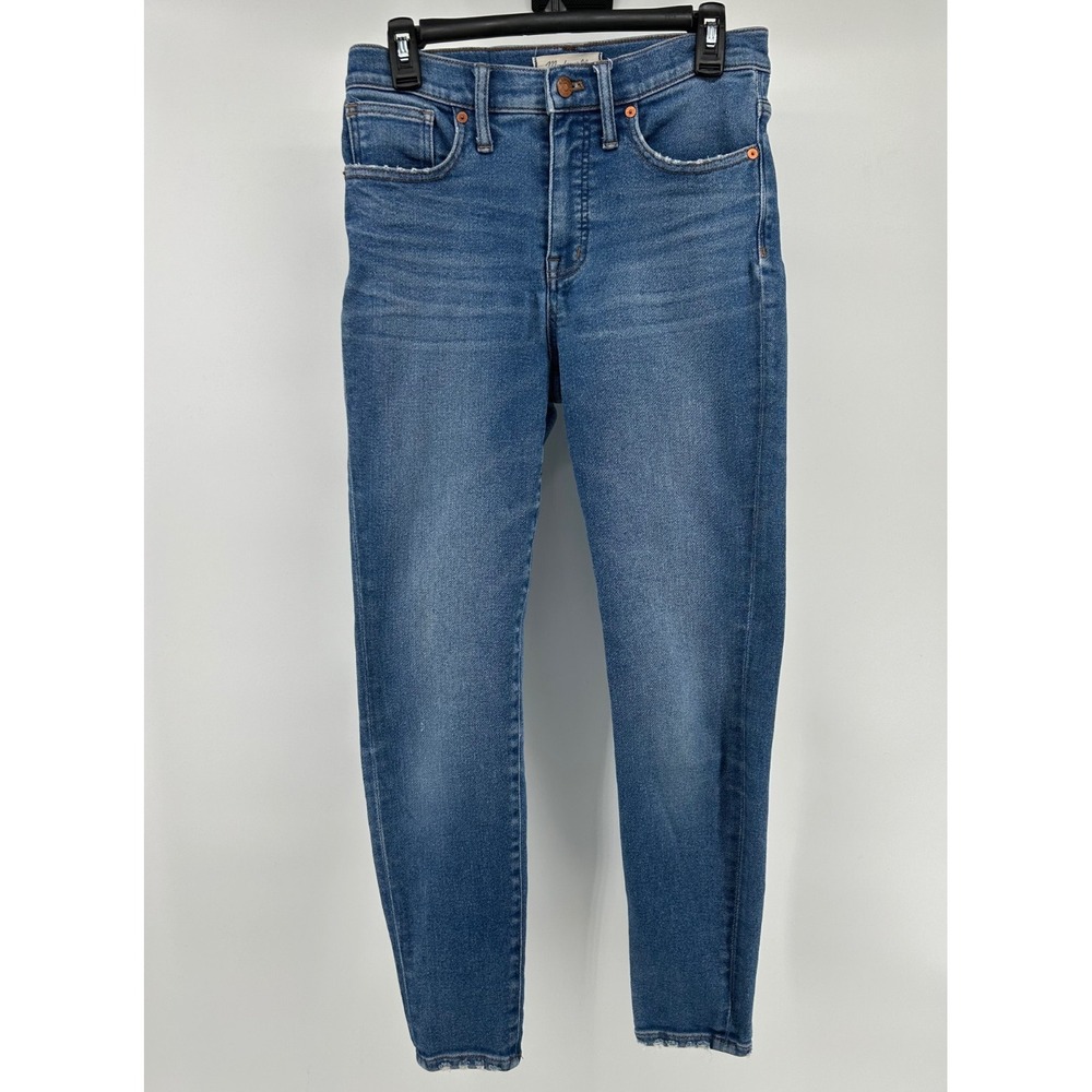 Madewell Women Blue 9" High-Rise Skinny Jeans‎ SIZE 28 AA579 ($128)
